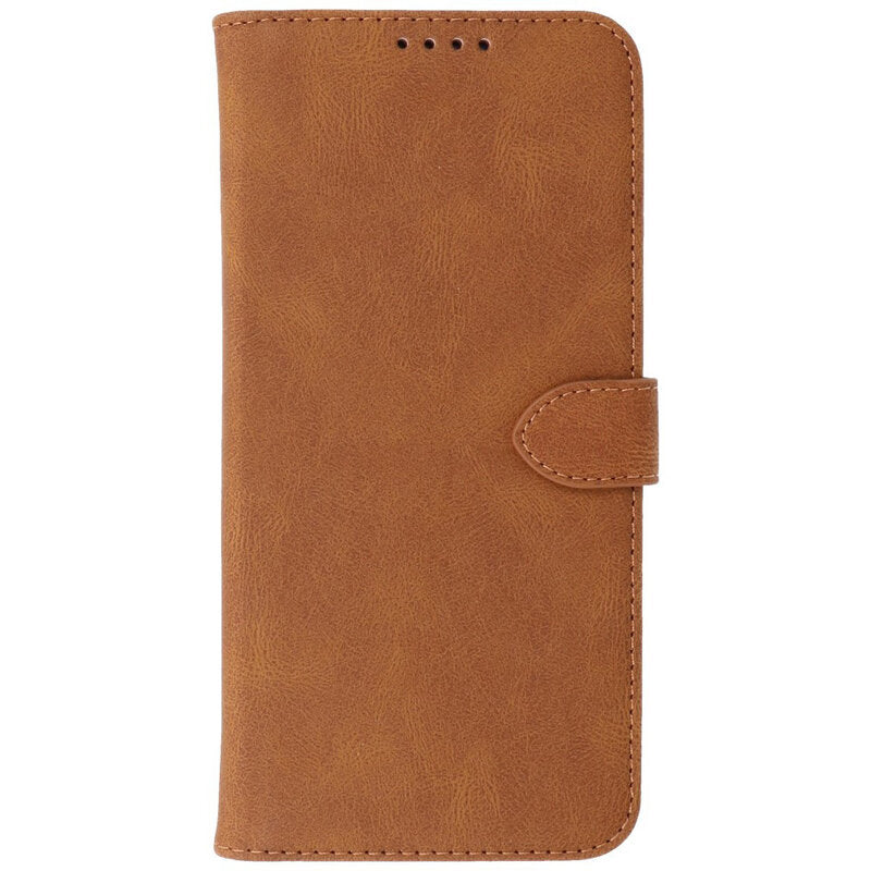 Wallet Cases Hoesje voor iPhone 13 Pro Bruin