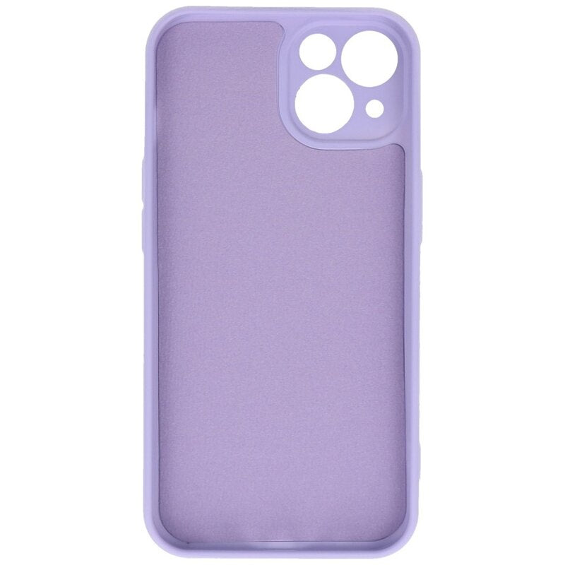 Fashion Color TPU Hoesje iPhone 13 Paars