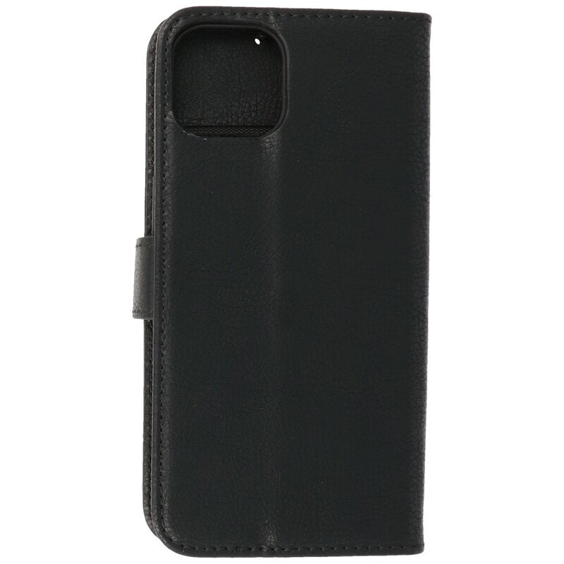 Bookstyle Wallet Cases Hoesje voor iPhone 13 Zwart