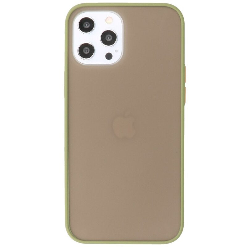 Kleurcombinatie Hard Case voor iPhone 12 Pro Max Groen