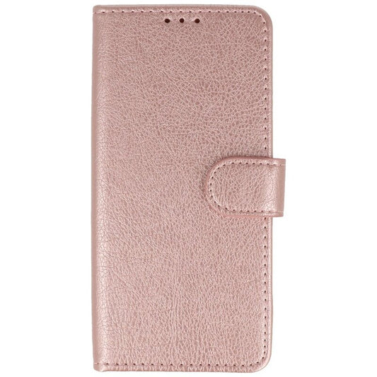 Bookstyle Wallet Cases Hoesje voor iPhone 16e Rose Goud