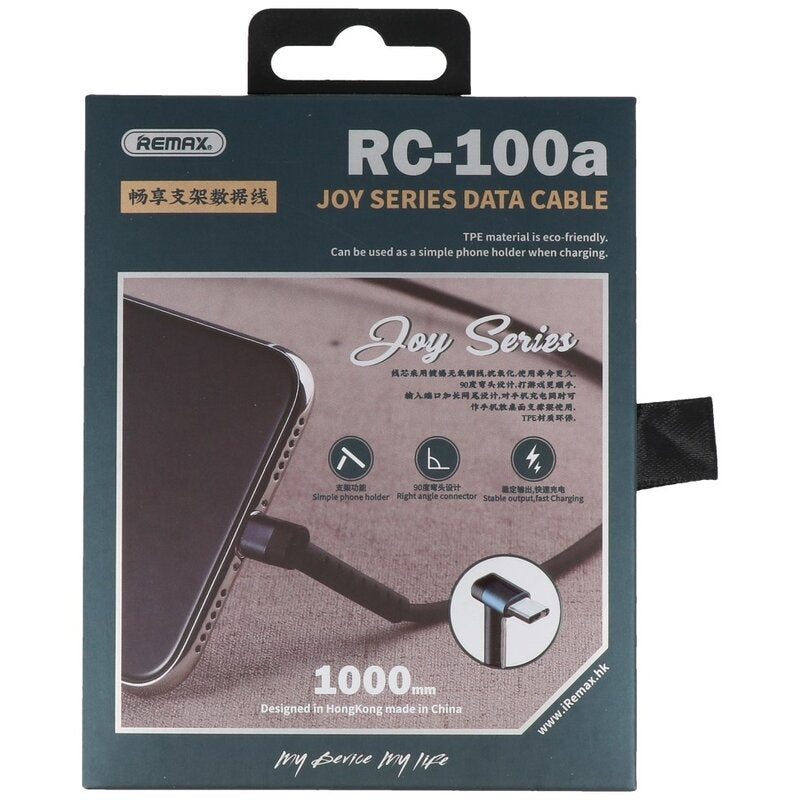 REMAX Micro USB Kabel met Staande Functie Zwart