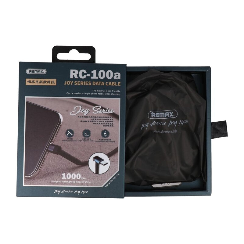 REMAX Micro USB Kabel met Staande Functie Zwart