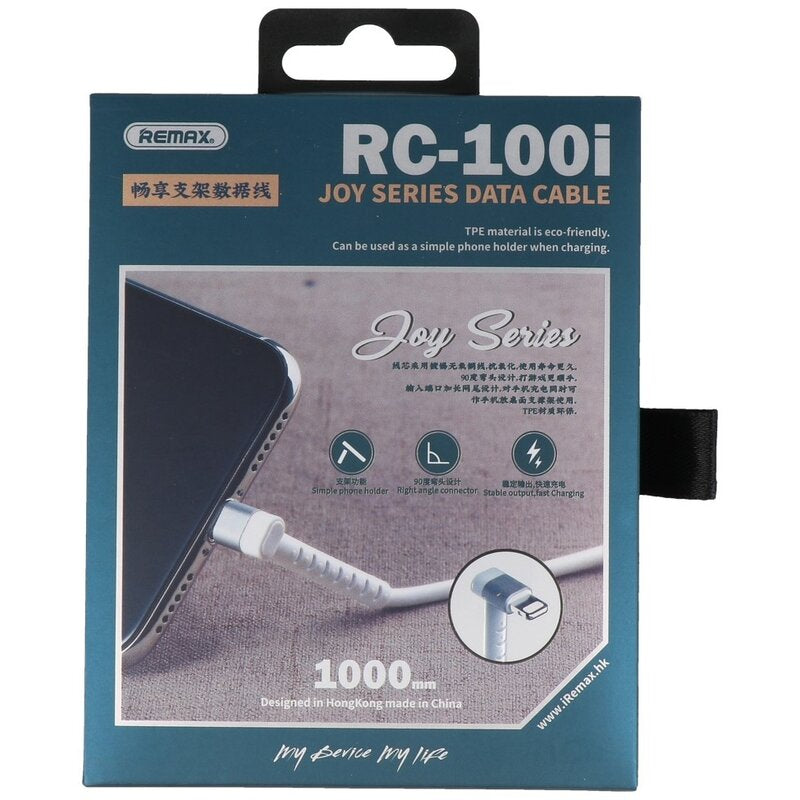 REMAX USB Kabel met Staande Functie voor iPhone Wit