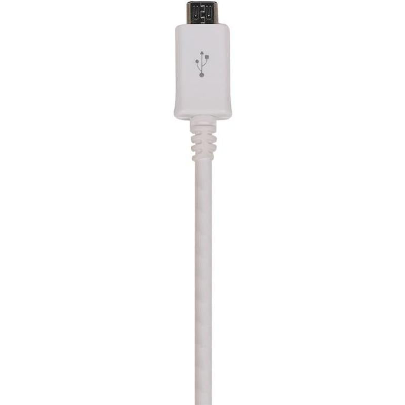 2.1 A Micro USB kabel Wit