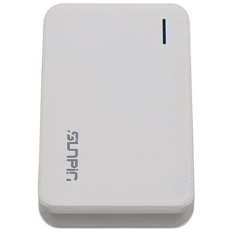 Sunpin Power Bank F110 Capacity: 3.7V / 11000mAh Wit/Grijs