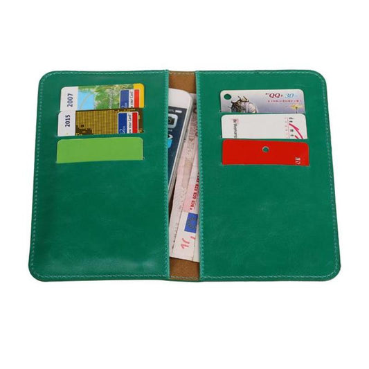 Pull Up Portemonnee Maat M Groen