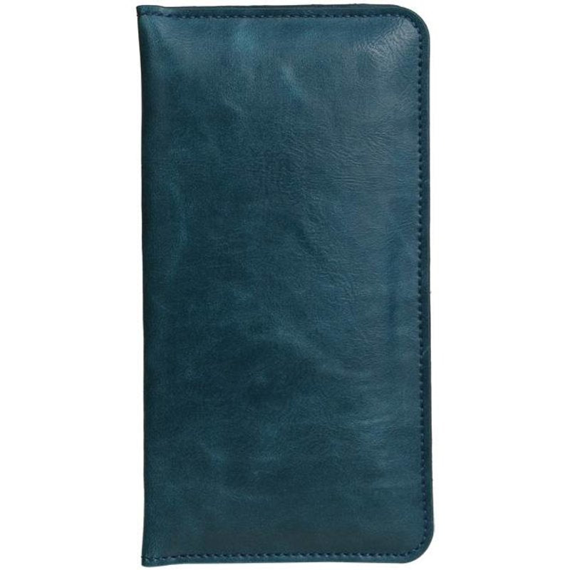 Pull Up Portemonnee Maat L Blauw