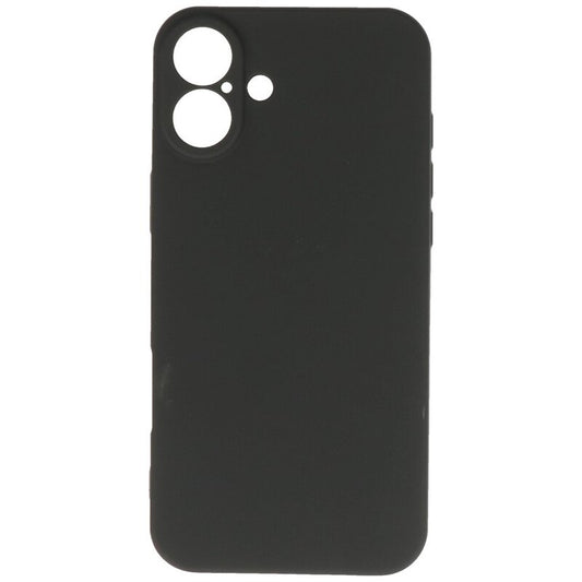 Fashion Color TPU Hoesje voor iPhone 16 Zwart