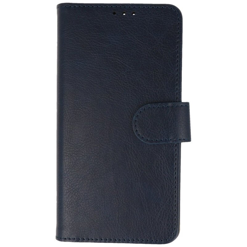 Bookstyle Wallet Cases Hoesje voor iPhone 16 Navy