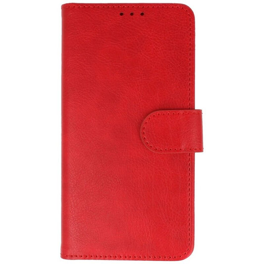 Bookstyle Wallet Cases Hoesje voor iPhone 16 Rood