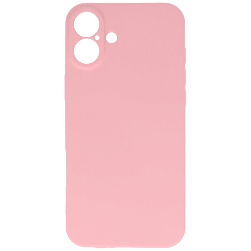 Fashion Color TPU Hoesje voor iPhone 16 Roze