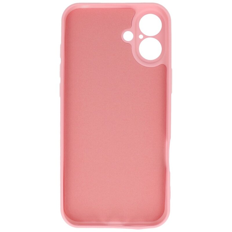 Fashion Color TPU Hoesje voor iPhone 16 Roze