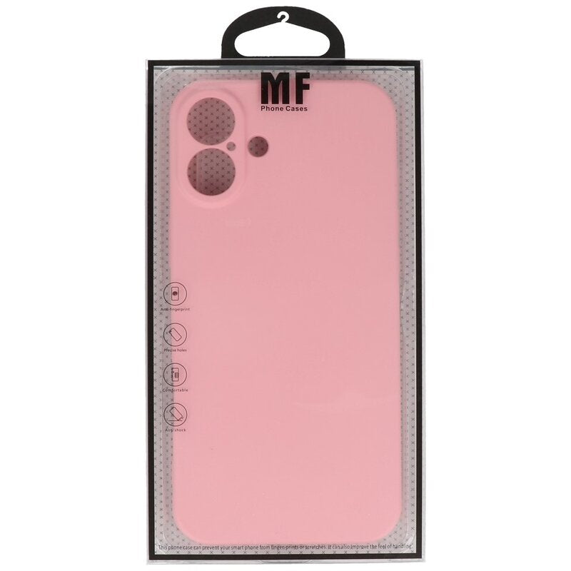 Fashion Color TPU Hoesje voor iPhone 16 Roze