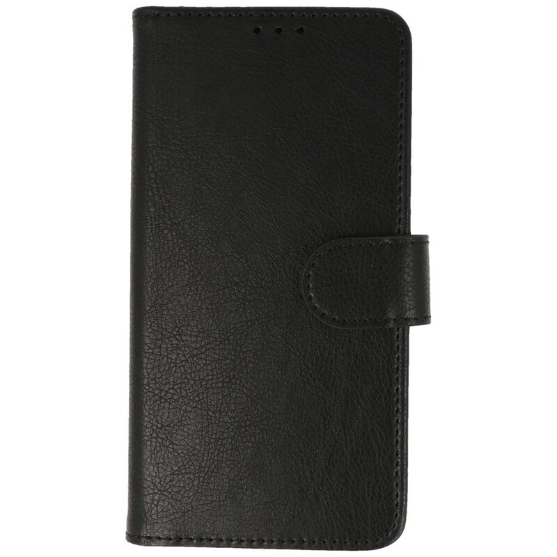 Bookstyle Wallet Cases Hoesje voor iPhone 16 Zwart