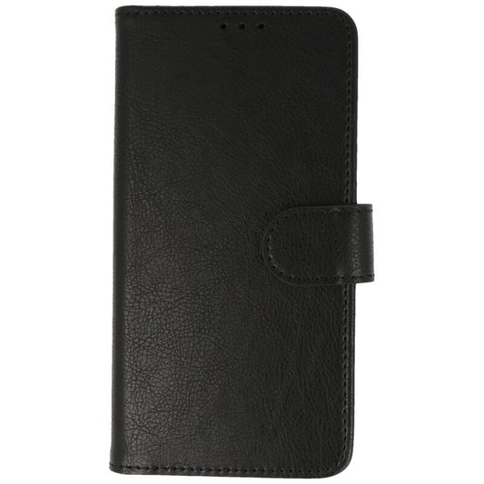 Bookstyle Wallet Cases Hoesje voor iPhone 16 Zwart