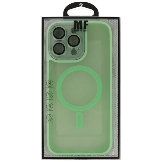 Mat-Transparent met Camera Beschermer Magsafe Case voor iPhone 16 Pro Groen