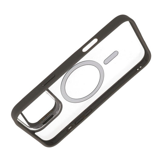 Magsafe Transparant - Camera Beschermer Case met Staande Functie voor iPhone 16 Pro Grijs