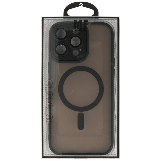Mat-Transparent met Camera Beschermer Magsafe Case voor iPhone 16 Pro Zwart