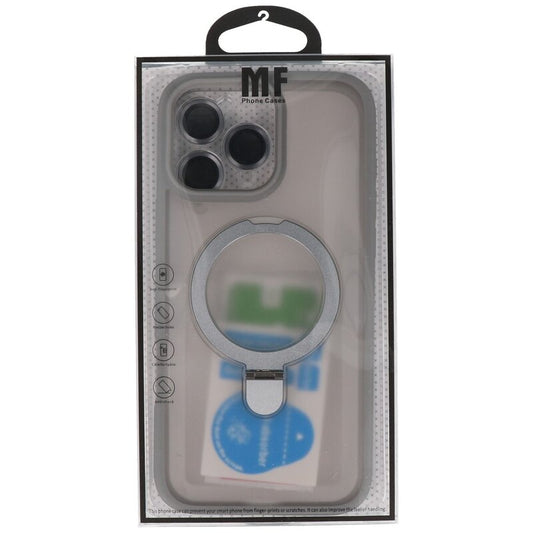 Magsafe Mat Transparant - Camera Beschermer Case met Staande Functie voor iPhone 16 Pro Grijs