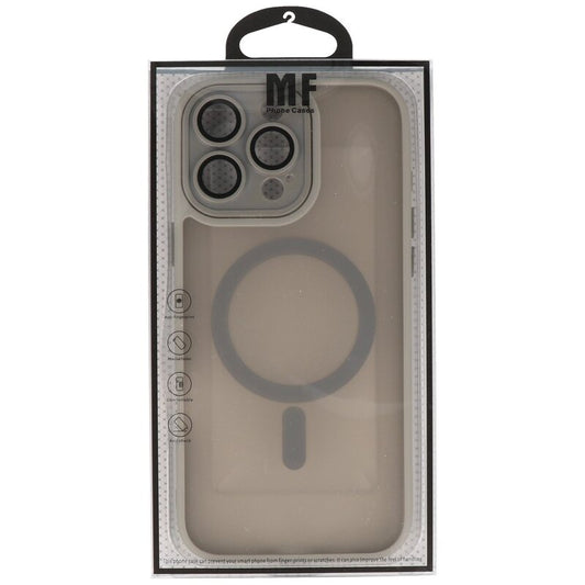 Mat-Transparent met Camera Beschermer Magsafe Case voor iPhone 16 Pro Grijs