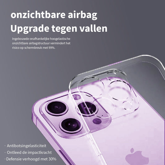 Anti-Yellowing Transparent Hoesje voor iPhone 16 Pro