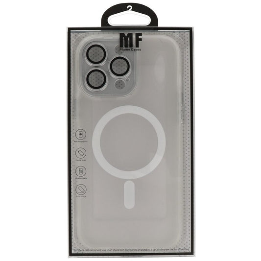 Mat-Transparent met Camera Beschermer Magsafe Case voor iPhone 16 Pro Wit