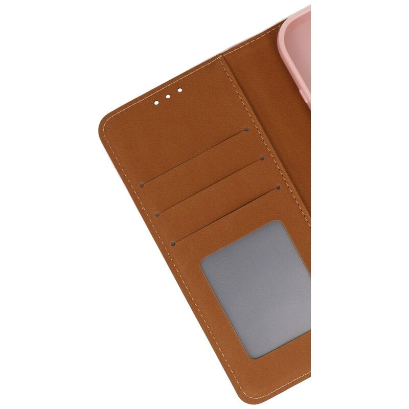 Bookstyle Wallet Cases Hoesje voor iPhone 16 Rose Goud