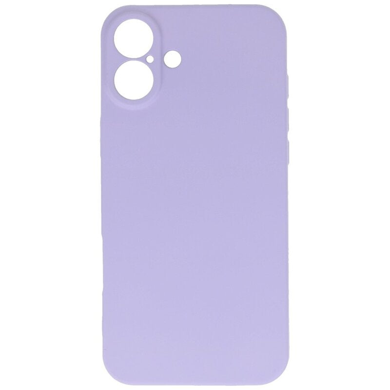 Fashion Color TPU Hoesje voor iPhone 16 Paars