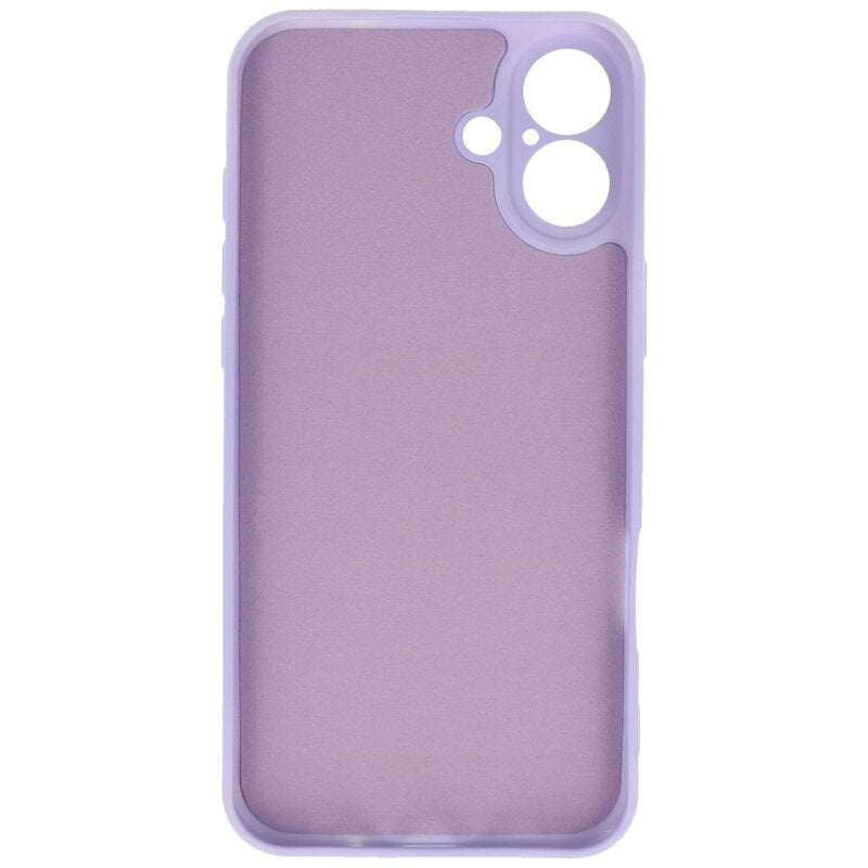 Fashion Color TPU Hoesje voor iPhone 16 Paars