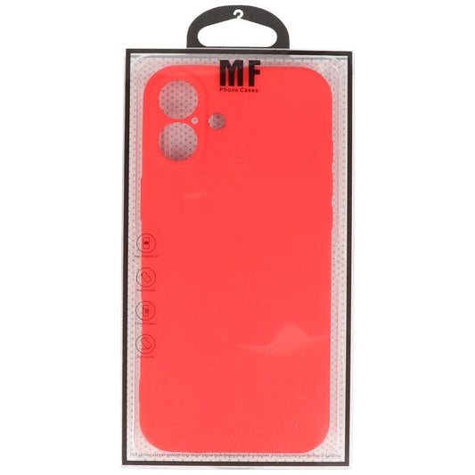 Fashion Color TPU Hoesje voor iPhone 16 Rood