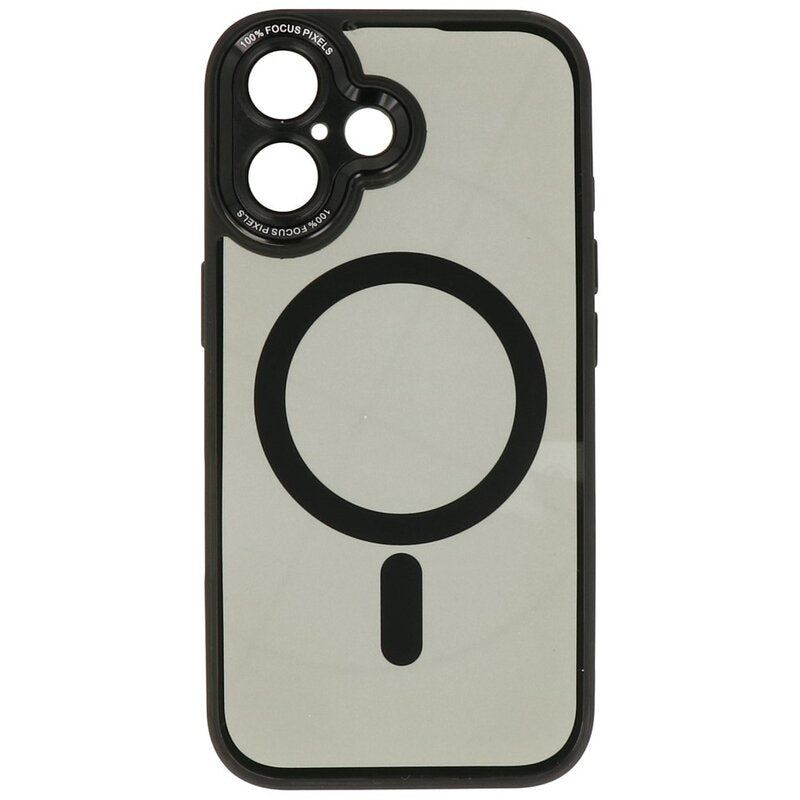 Magsafe Aluminium Camera Beschermer Hoesje voor iPhone 16 Zwart