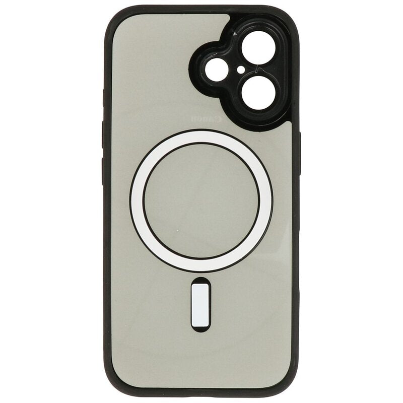 Magsafe Aluminium Camera Beschermer Hoesje voor iPhone 16 Zwart