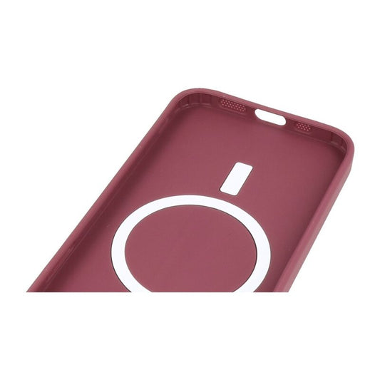 MagSafe Hoesje met Camera Beschermer voor iPhone 15 Pro Max Bruin