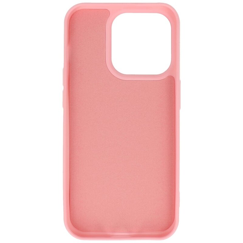 Fashion Backcover Telefoonhoesje - Color Hoesje - Geschikt voor iPhone 15 Pro Max - Roze