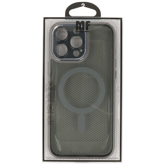 Magsafe Aluminium Camera Beschermer Hoesje voor iPhone 15 Pro Max Grijs