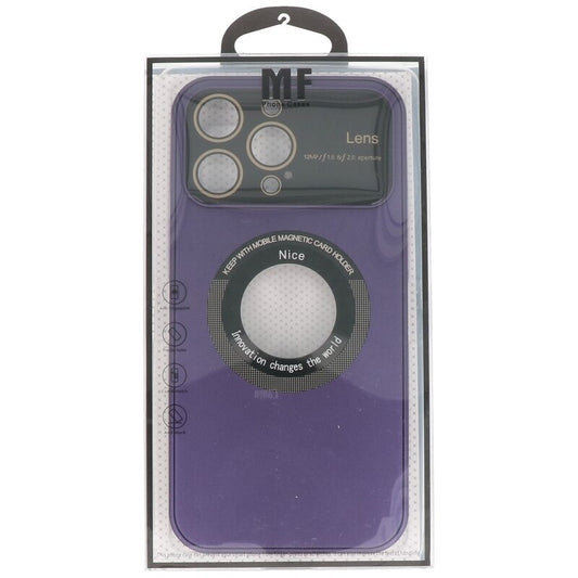 Prime Magsafe Case met Camera Beschermer voor iPhone 15 Pro Max Purple
