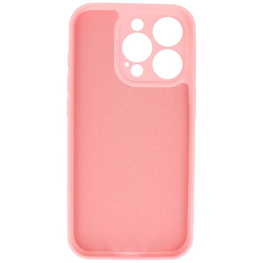 Fashion Backcover Telefoonhoesje - Color Hoesje - Geschikt voor iPhone 15 Pro - Roze