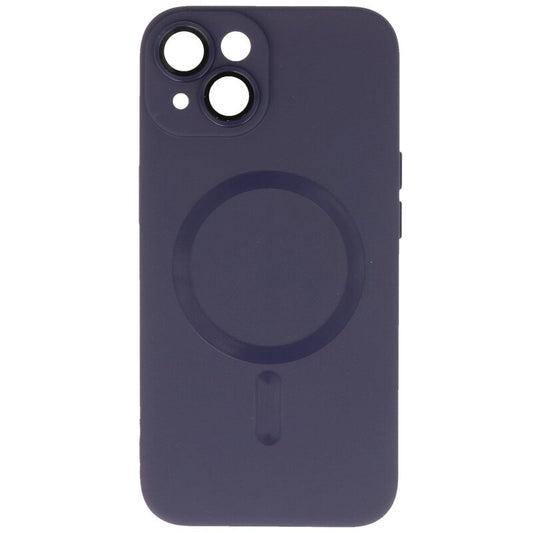 MagSafe Hoesje met Camera Beschermer voor iPhone 15 Plus Nacht Paars
