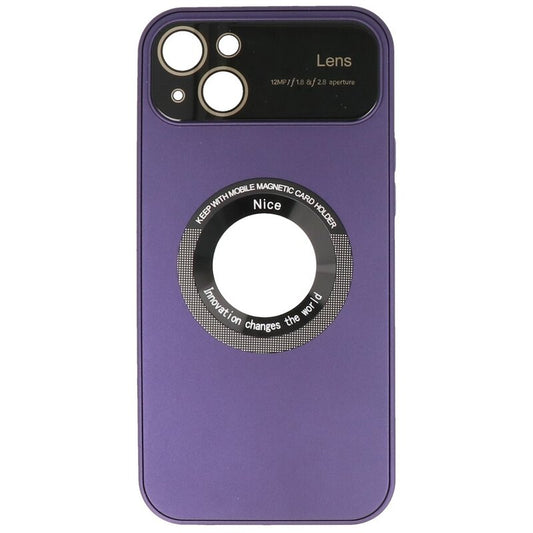 Prime Magsafe Case met Camera Beschermer voor iPhone 15 Plus Purple