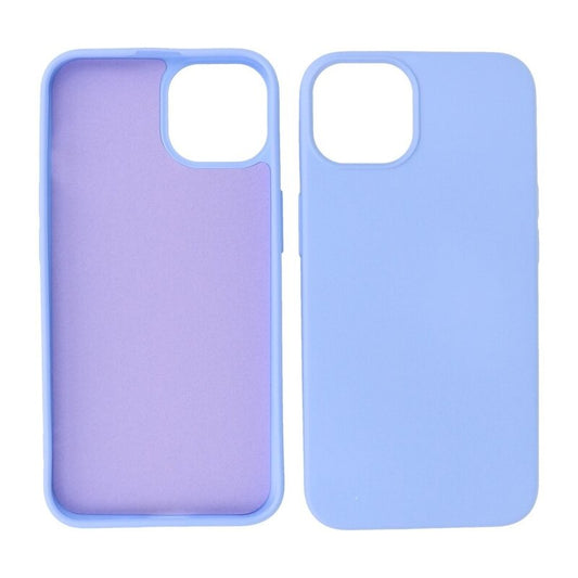 Fashion Backcover Telefoonhoesje - Color Hoesje - Geschikt voor iPhone 15 Plus - Paars