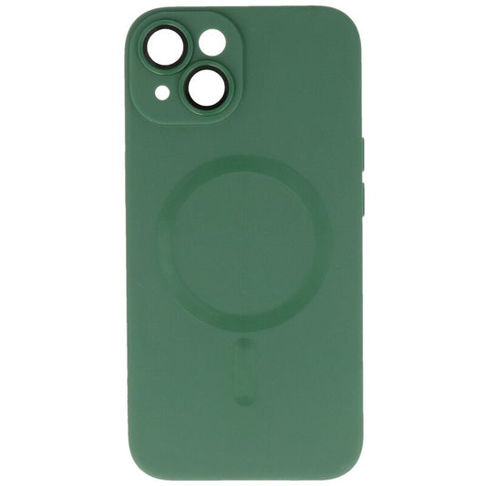 MagSafe Hoesje met Camera Beschermer voor iPhone 15 Donker Groen