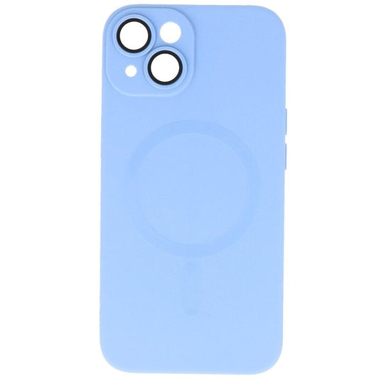 MagSafe Hoesje met Camera Beschermer voor iPhone 15 Blauw