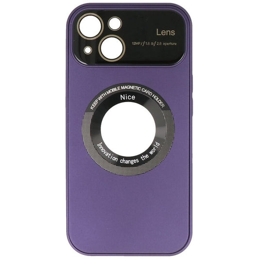 Prime Magsafe Case met Camera Beschermer voor iPhone 15 Purple