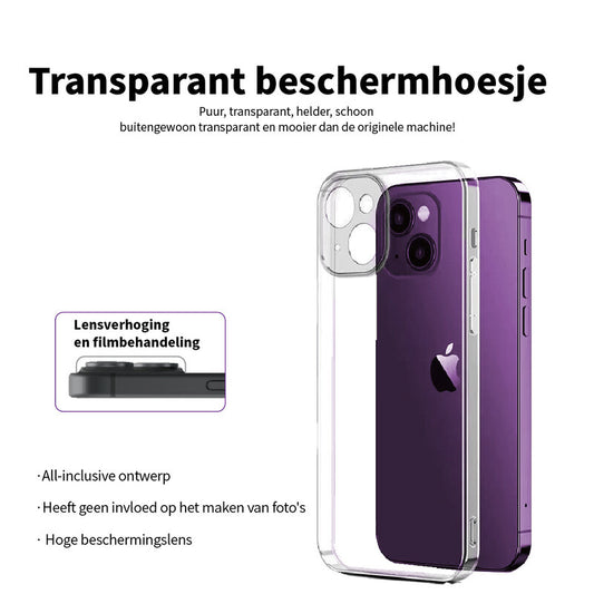 Anti-Yellowing Transparent Hoesje voor iPhone 15