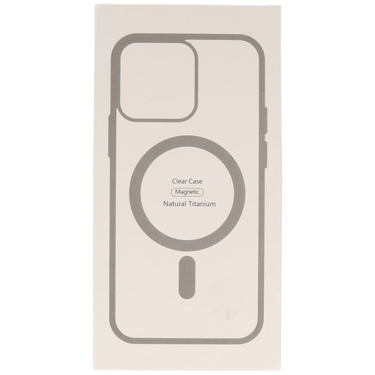 Fashion Color-Transparent Magsafe Case voor iPhone 15 Grijs