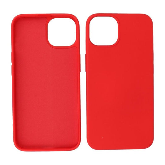 Fashion Backcover Telefoonhoesje - Color Hoesje - Geschikt voor iPhone 15 - Rood