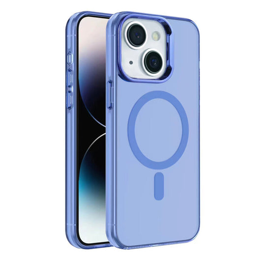 IMD Magnetic Fashion Color Hard Case voor iPhone 15 Navy