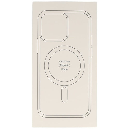 Fashion Color-Transparent Magsafe Case voor iPhone 15 Wit
