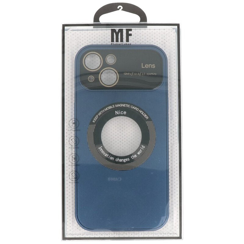 Prime Magsafe Case met Camera Beschermer voor iPhone 15 Navy